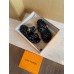 Louis Vuitton Jumbo Flatform Mules In Monogram Velvet Louis Vuitton Jumbo Flatform Mules In Monogram Velvet