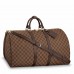 Louis Vuitton Keepall Bandouliere 55 Bag In Damier Ebene Canvas N41414 Louis Vuitton Keepall Bandouliere 55 Bag In Damier Ebene Canvas N41414