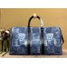 Louis Vuitton Keepall Bandouliere 50 Bag In Damier Salt Canvas N50059 Louis Vuitton Keepall Bandouliere 50 Bag In Damier Salt Canvas N50059