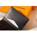Louis Vuitton Pocket Organizer In Taurillon Shadow Leather M80038 Louis Vuitton Pocket Organizer In Taurillon Shadow Leather M80038