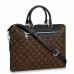 Louis Vuitton Porte-Documents Jour In Monogram Macassar Canvas M54019 Louis Vuitton Porte-Documents Jour In Monogram Macassar Canvas M54019