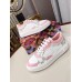Louis Vuitton Time Out Sneakers In Damier Azur and Leather Louis Vuitton Time Out Sneakers In Damier Azur and Leather
