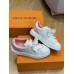 Louis Vuitton Time Out Sneakers with Pink Signature Back Louis Vuitton Time Out Sneakers with Pink Signature Back