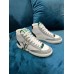 Louis Vuitton White Charlie Sneaker Boots With Vert Detail Louis Vuitton White Charlie Sneaker Boots With Vert Detail