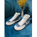 Louis Vuitton Charlie Sneaker Boots In Blue Monogram Denim Louis Vuitton Charlie Sneaker Boots In Blue Monogram Denim