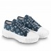 Louis Vuitton LV Squad Sneakers In Blue Monogram Denim Louis Vuitton LV Squad Sneakers In Blue Monogram Denim