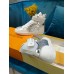 Louis Vuitton Boombox Sneaker Boots In Silver Metallic Leather Louis Vuitton Boombox Sneaker Boots In Silver Metallic Leather