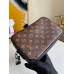 Louis Vuitton Kasai Clutch In Monogram Macassar Canvas M42838 Louis Vuitton Kasai Clutch In Monogram Macassar Canvas M42838