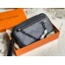Louis Vuitton Pochette Volga In Monogram Eclipse Canvas M68321 Louis Vuitton Pochette Volga In Monogram Eclipse Canvas M68321