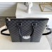 Louis Vuitton Anton Tote Bag In Damier Graphite Canvas N40000