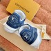Louis Vuitton Men's LV Trainer Sneakers In Blue Monogram Denim Louis Vuitton Men's LV Trainer Sneakers In Blue Monogram Denim