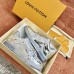Louis Vuitton Men'sLV Trainer Sneakers In Metallic Canvas Louis Vuitton Men'sLV Trainer Sneakers In Metallic Canvas