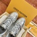 Louis Vuitton Men'sLV Trainer Sneakers In Metallic Canvas Louis Vuitton Men'sLV Trainer Sneakers In Metallic Canvas