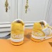 Louis Vuitton Men's LV Trainer Sneakers In Yellow Denim with Mesh Louis Vuitton Men's LV Trainer Sneakers In Yellow Denim with Mesh