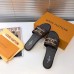 Louis Vuitton Lock It Flat Mules In Monogram Canvas Louis Vuitton Lock It Flat Mules In Monogram Canvas
