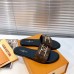 Louis Vuitton Lock It Flat Mules In Monogram Canvas Louis Vuitton Lock It Flat Mules In Monogram Canvas