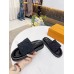 Louis Vuitton Pool Pillow Flat Comfort Mules Black