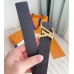 Louis Vuitton LV Iconic 30mm Reversible Belt In Monogram Empreinte Leather M0328V Louis Vuitton LV Iconic 30mm Reversible Belt In Monogram Empreinte Leather M0328V