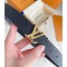 Louis Vuitton LV Iconic 30mm Reversible Belt In Monogram Empreinte Leather M0328V Louis Vuitton LV Iconic 30mm Reversible Belt In Monogram Empreinte Leather M0328V