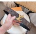 Louis Vuitton LV Shake 40mm Reversible Belt In Monogram Canvas M0452V Louis Vuitton LV Shake 40mm Reversible Belt In Monogram Canvas M0452V