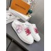 Louis Vuitton Time Out Open Back Sneakers with Fuchsia Printed Louis Vuitton Time Out Open Back Sneakers with Fuchsia Printed