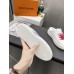 Louis Vuitton Time Out Open Back Sneakers with Fuchsia Printed Louis Vuitton Time Out Open Back Sneakers with Fuchsia Printed