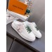 Louis Vuitton Time Out Open Back Sneakers with Green Printed Louis Vuitton Time Out Open Back Sneakers with Green Printed