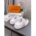Louis Vuitton Time Out Open Back Sneakers with Green Printed Louis Vuitton Time Out Open Back Sneakers with Green Printed