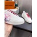 Louis Vuitton Time Out Sneakers with Fuchsia Printed Louis Vuitton Time Out Sneakers with Fuchsia Printed