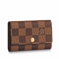 Louis Vuitton 6 Key Holder In Damier Ebene Canvas N62630