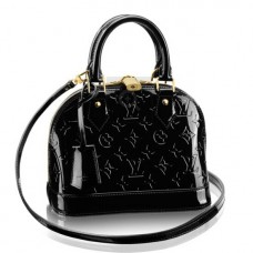 Louis Vuitton Alma BB Bag In Monogram Vernis Leather M50418 Louis Vuitton Alma BB Bag In Monogram Vernis Leather M50418