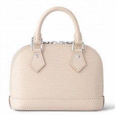 Louis Vuitton Alma Nano Bag In Cream Epi Leather M82411 Louis Vuitton Alma Nano Bag In Cream Epi Leather M82411