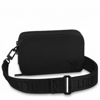 Louis Vuitton Alpha Wearable Wallet In LV Aerogram Leather M59161 Louis Vuitton Alpha Wearable Wallet In LV Aerogram Leather M59161