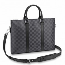 Louis Vuitton Anton Briefcase In Damier Graphite Canvas N40024 Louis Vuitton Anton Briefcase In Damier Graphite Canvas N40024