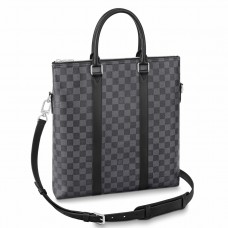 Louis Vuitton Anton Tote Bag In Damier Graphite Canvas N40000 Louis Vuitton Anton Tote Bag In Damier Graphite Canvas N40000