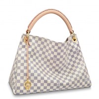 Louis Vuitton Artsy MM Bag In Damier Azur Canvas N41174