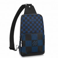 Louis Vuitton Avenue Sling Bag In Damier Infini 3D Leather N50024 Louis Vuitton Avenue Sling Bag In Damier Infini 3D Leather N50024