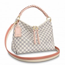 Louis Vuitton Beaubourg Hobo MM Bag In Damier Azur Canvas N40343 Louis Vuitton Beaubourg Hobo MM Bag In Damier Azur Canvas N40343