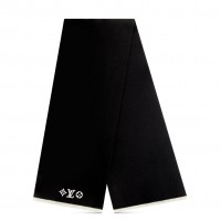 Louis Vuitton Black LV Headline Scarf M77928 Louis Vuitton Black LV Headline Scarf M77928