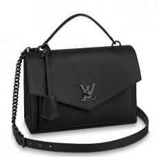 Louis Vuitton Black MyLockme Bag with Black Hardware M55816 Louis Vuitton Black MyLockme Bag with Black Hardware M55816