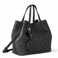 Louis Vuitton Blossom PM Bag In Black Mahina Leather M21848 Louis Vuitton Blossom PM Bag In Black Mahina Leather M21848