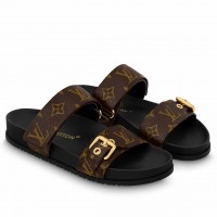 Louis Vuitton Bom Dia Comfort Mules In Monogram Canvas Louis Vuitton Bom Dia Comfort Mules In Monogram Canvas