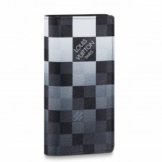 Louis Vuitton Brazza Wallet In Damier Graphite Giant Canvas N40415