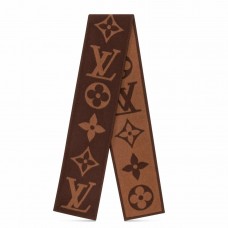 Louis Vuitton Brown Sweet Dreams Scarf M77379 Louis Vuitton Brown Sweet Dreams Scarf M77379