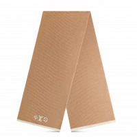 Louis Vuitton Camel LV Headline Scarf M77927 Louis Vuitton Camel LV Headline Scarf M77927