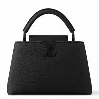 Louis Vuitton Capucines BB Bag in Black Matte Leather M25255 Louis Vuitton Capucines BB Bag in Black Matte Leather M25255