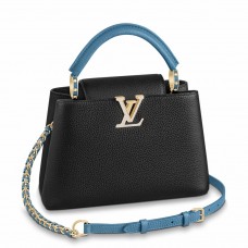 Louis Vuitton Capucines BB Bag in Black Taurillon Leather M59653 Louis Vuitton Capucines BB Bag in Black Taurillon Leather M59653
