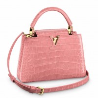Louis Vuitton Capucines BB Bag In Crocodile-embossed Leather N92679