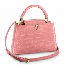 Louis Vuitton Capucines BB Bag In Crocodile-embossed Leather N92679 Louis Vuitton Capucines BB Bag In Crocodile-embossed Leather N92679