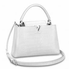 Louis Vuitton Capucines BB Bag In Crocodile-embossed Leather N93691 Louis Vuitton Capucines BB Bag In Crocodile-embossed Leather N93691